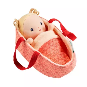 Lilliputiens Anais the Fox mäkká bábika hracia sada s košíkom, oblečením a dekou