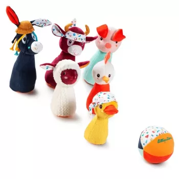 Lilliputiens farma bowlingová sada so zvonivou loptou