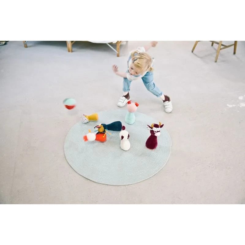 Lilliputiens farma bowlingová sada so zvonivou loptou