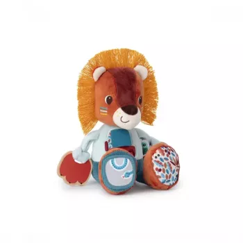 Lilliputiens multiaktivitná plyšová hračka Jack the Lion 9m+