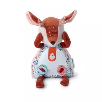 Lilliputiens aktivitná hračka so zrkadlom peek-a-boo Stella the Fawn 6m+