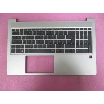 HP kryt vrchný s klávesnicou CP NoSD belgická (M78508-A41) - Natural Silver