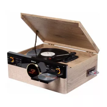 Denver MRD-180 Retro hudobné centrum Drevo DAB+/FM CD Kazeta Bluetooth