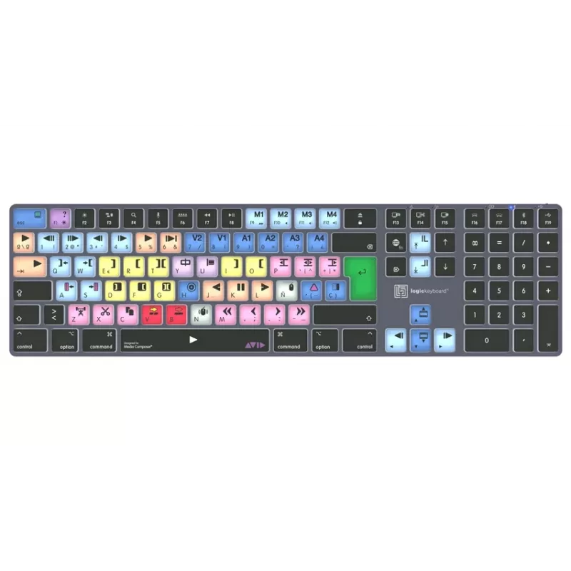 Logickeyboard Avid Media Composer Titan SP (Mac) špecializovaná editačná klávesnica