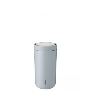 Stelton To Go Click cestovný hrnček 0,2 L modrý nerez