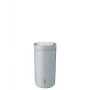 Stelton To Go Click cestovný hrnček 0,2 L modrý nerez