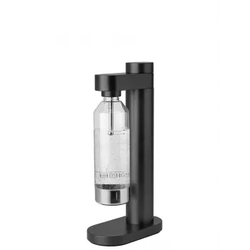 Stelton Brus Carbonator čierna metalická