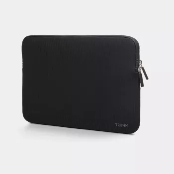 Trunk Ribbet Velvet 13 MacBook Pro, Air - šnúrkové ochranné puzdro pre MacBook 13, MacBook Air (čierna)