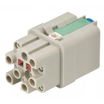HARTING Han Q12-F-QL vložka so zásuvkou, 12 kontaktov, Quick-Lock pripojenie, 1,5 mm²