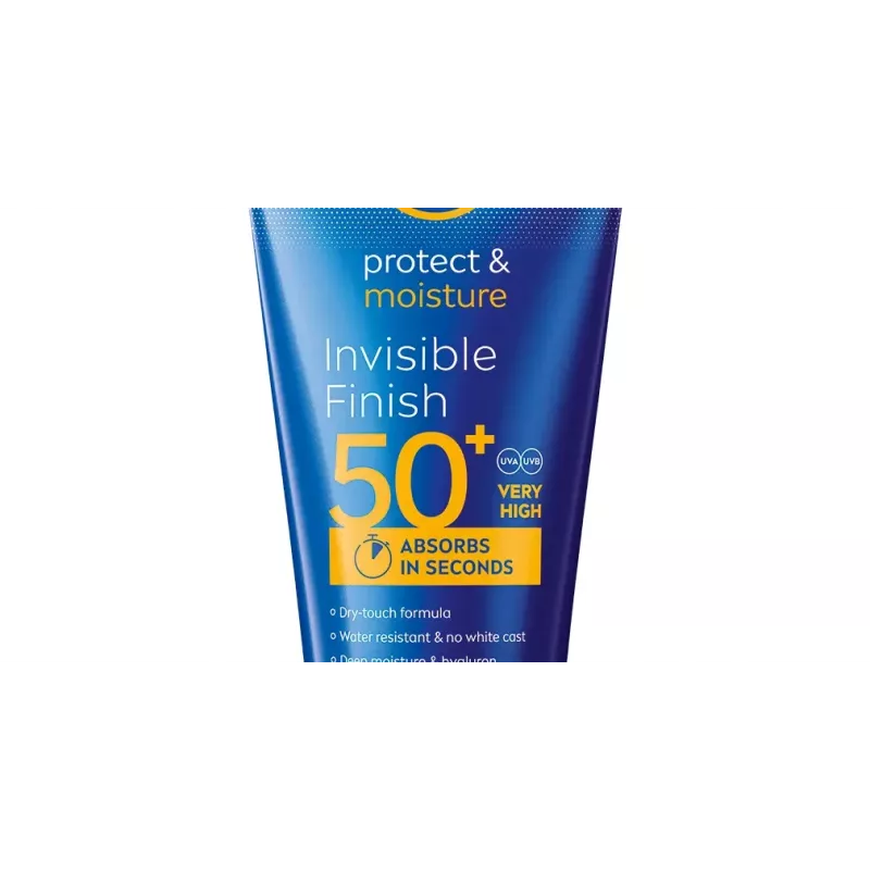 NIVEA Sun Invisible Finish zvlhčujúce opaľovacie mlieko SPF50+ 150ml