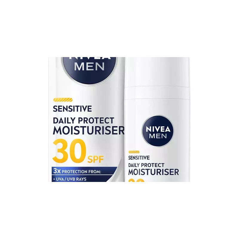 NIVEA Men Sensitive denný ochranný zvlhčujúci krém na tvár SPF30 50ml