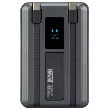 Powerbank Newell MS-10000 Pro MagSafe 10000 mAh 2x USB-C - sivá