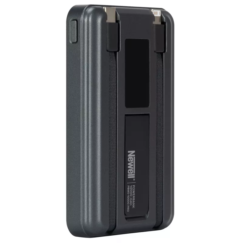 Power bank Newell MS-10000 Pro MagSafe 10000 mAh Lightning, USB-C - sivá