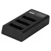 Newell CD-USB-C trojkanálová nabíjačka batérií pre Canon LP-E17