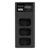 Newell CD-USB-C trojkanálová nabíjačka batérií pre Sony NP-FW50
