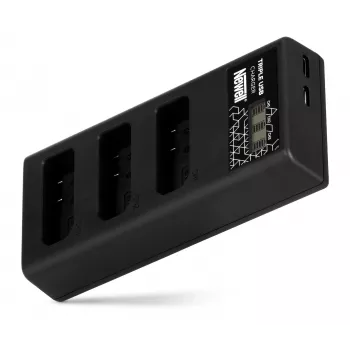 Newell CD-USB-C 3-kanálová nabíjačka batérií pre Nikon EN-EL14