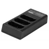Newell CD-USB-C trojkanálová nabíjačka pre batérie Canon LP-E6