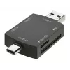 Newell OTG 4-in-1 USB 3.0 hub čierny