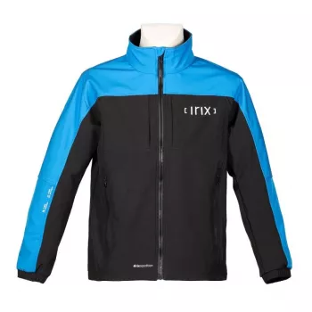 IRIX Expedition pánska bunda XL – čierna vodoodpudivá outdoorová bunda s nastaviteľnou kapucňou