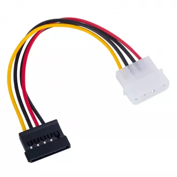 Akyga AK-CA-17 Molex-na-SATA napájací adaptérový kábel, 15 cm