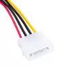 Akyga AK-CA-17 Molex-na-SATA napájací adaptérový kábel, 15 cm