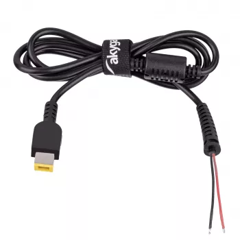 Akyga AK-SC-10 Slim Tip DC napájací kábel pre notebookový napájací zdroj, 1,2 m, čierna