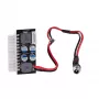 Akyga AK-CA-38 PICO-PSU DC/ATX napájací adaptér, 120 W, 12 V DC vstup, 24-pin ATX, P4, SATA, Molex