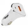 Akyga AK-CH-07 auto nabíjačka 12/24V 18W USB-A Quick Charge 3.0 5-12V / 1.5-3A biela