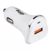 Akyga AK-CH-07 auto nabíjačka 12/24V 18W USB-A Quick Charge 3.0 5-12V / 1.5-3A biela