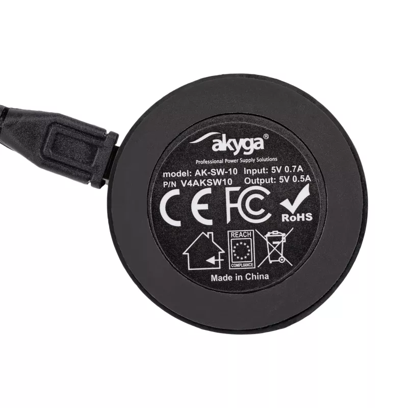 Akyga AK-SW-10 nabíjacia stanica pre Samsung Galaxy Watch 42/46 mm, Gear S2 / S3, Micro-USB-na-USB kábel 1 m