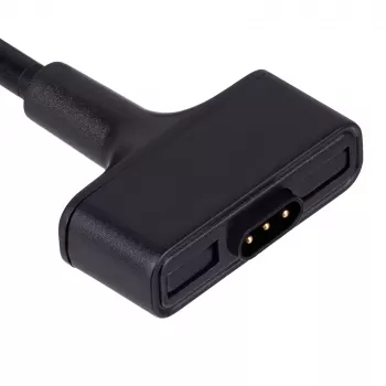 Akyga AK-SW-23 magnetický USB nabíjací kábel pre Fitbit Ionic, 1 m, čierny
