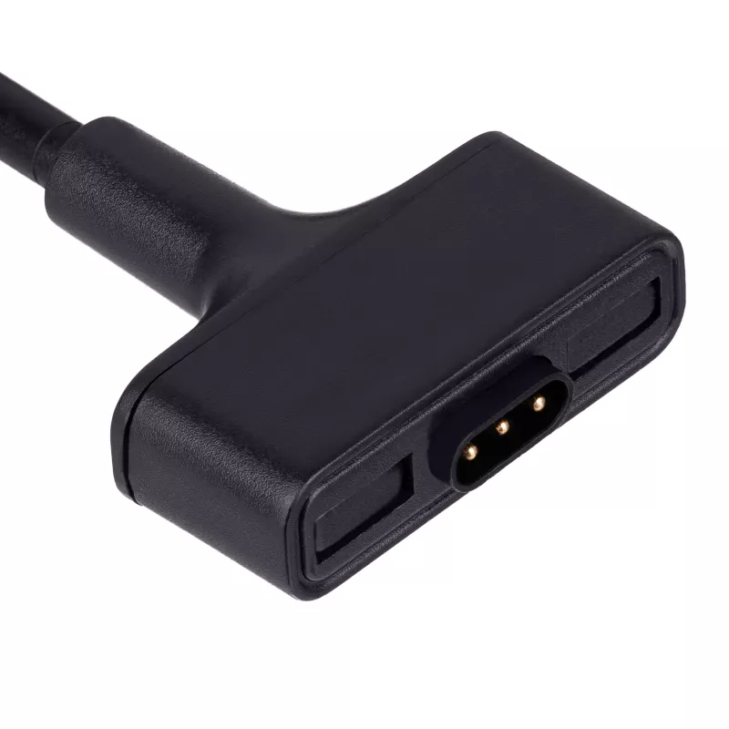 Akyga AK-SW-23 magnetický USB nabíjací kábel pre Fitbit Ionic, 1 m, čierny