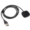 Akyga AK-SW-27 magnetický USB nabíjací kábel pre Fitbit Versa 3 / Sense, 1 m, čierny