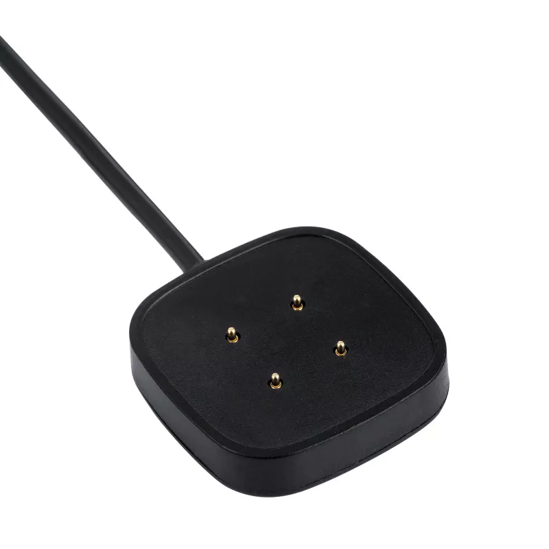 Akyga AK-SW-27 magnetický USB nabíjací kábel pre Fitbit Versa 3 / Sense, 1 m, čierny