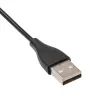 Akyga AK-SW-27 magnetický USB nabíjací kábel pre Fitbit Versa 3 / Sense, 1 m, čierny