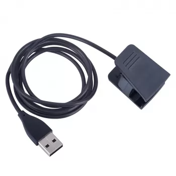 Akyga AK-SW-28 nabíjací kábel pre Fitbit Charge 2, USB-A, 1 m, čierny