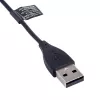 Akyga AK-SW-28 nabíjací kábel pre Fitbit Charge 2, USB-A, 1 m, čierny