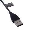 Akyga AK-SW-35 nabíjací kábel pre Fitbit Alta HR, USB-A, 1 m, čierny