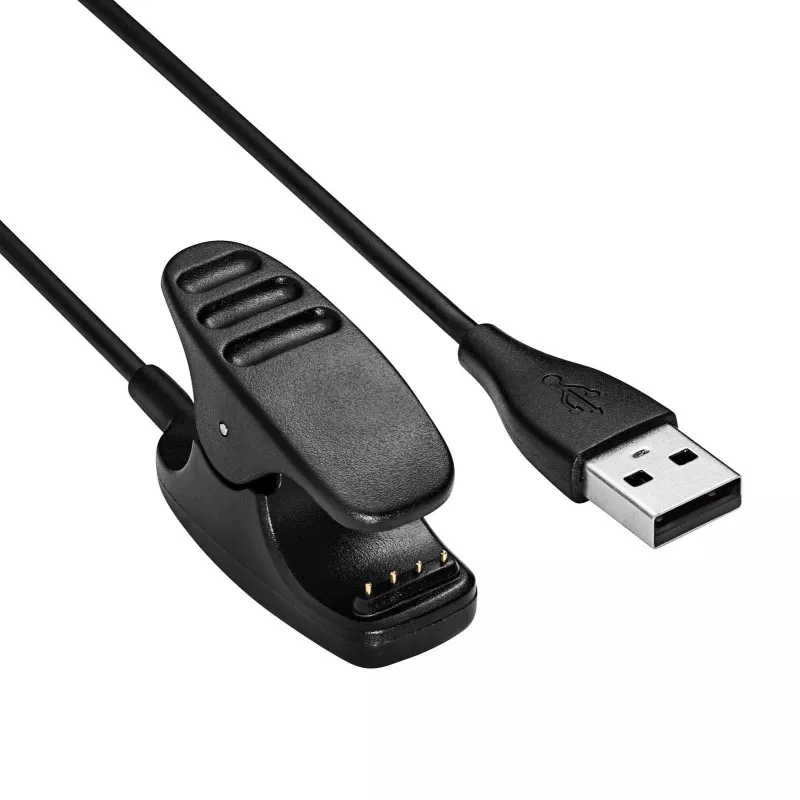 Akyga AK-SW-38 nabíjací a dátový kábel pre Suunto 3 / 5 / Fitness / Ambit, USB-A, 1 m, čierny