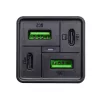 Akyga Charge Brick AK-CH-17 USB nabíjačka 65 W, 2 x USB-C PD + 2 x USB-A QC 4+, čierna