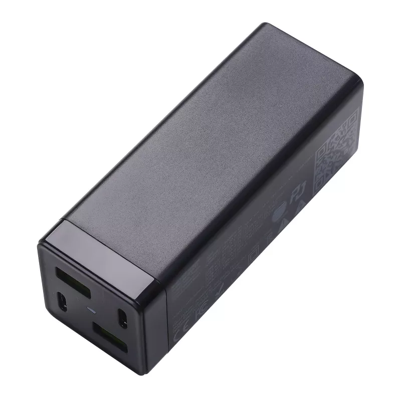 Akyga Charge Brick AK-CH-17 USB nabíjačka 65 W, 2 x USB-C PD + 2 x USB-A QC 4+, čierna