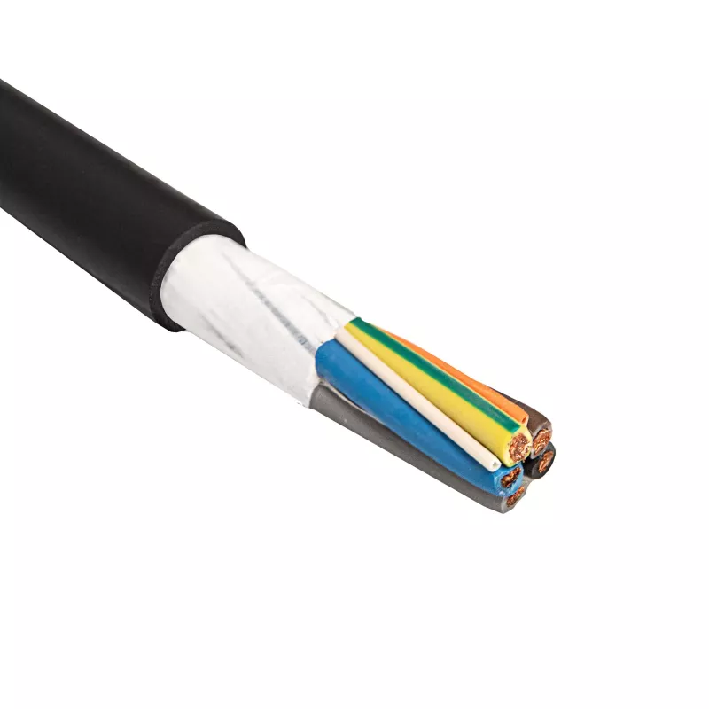Akyga AK-SC-E12 EV nabíjací kábel 5 x 6 mm² + 2 x 0,75 mm², trojfázový, 32 A, 450/750 V, na meter