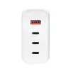 Akyga AK-CH-24 GaN USB nabíjačka 140 W, 3 x USB-C PD + USB-A, biela