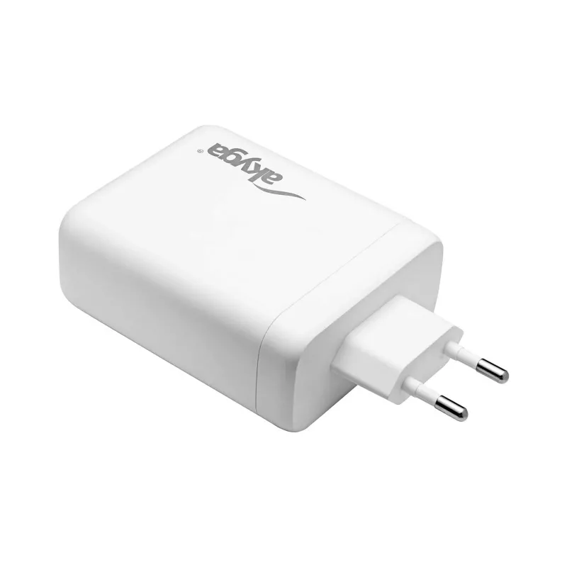 Akyga AK-CH-24 GaN USB nabíjačka 140 W, 3 x USB-C PD + USB-A, biela