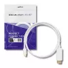 Qoltec USB 3.1 Type-C samec na HDMI Type A samec adaptérový kábel, 4K, Alternate Mode, 1m, čierny