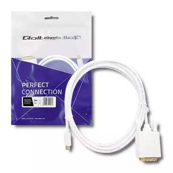 Qoltec USB 3.1 Type-C samec na DVI-D samec adaptérový kábel 2m 4K
