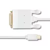 Qoltec USB 3.1 Type-C samec na DVI-D samec adaptérový kábel 2m 4K