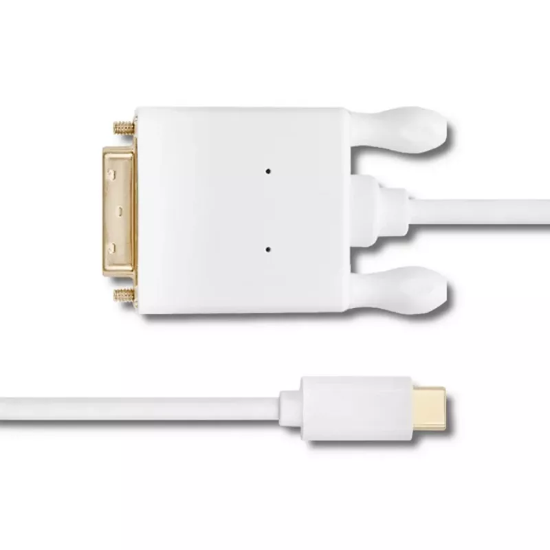 Qoltec USB 3.1 Type-C samec na DVI-D samec adaptérový kábel 2m 4K