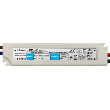 QOLTEC LED spínaný napájací zdroj IP67 20W 12V 1,6A vodotesný