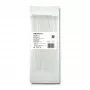 Qoltec 52195 zipsy 2.5 200 100ks nylonové UV biele viazacie pásky